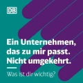 Wir bilden in 50 Berufen aus, vergeben Jobs in 500 Berufen - finde deinen Einstieg bei der DB!
