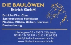 Die Baulöwen Estrich GmbH I Ihr Estrichleger Offenbach an der Queich