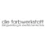 Logo die farbwerkstatt; farbgestaltung & oberflächentechnik