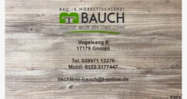 Dieter Bauch Tischlerei Gnoien