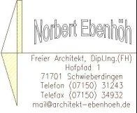 Logo Ebenhöh, Norbert Dipl.-Ing.