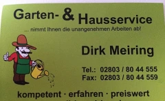 Logo Garten- und Hausservice, Dirk Meiring