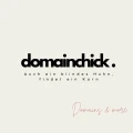 domainchick. Deine kreative Anlaufstelle f&uuml;r trendy &amp; catchy Domains. Klasse statt Masse