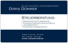 Doris Dümmer Steuerberaterin Hellenthal