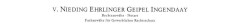 Logo Dr. Bernd Nieding Kanzlei