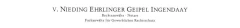 Logo Dr. Bernd Nieding Kanzlei