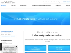 Dr. Dr. med. Hans-Michael van de Loo Facharzt f. Laboratoriumsmedizin Schwäbisch Gmünd