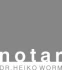 Logo Dr. Heiko Worm Notar