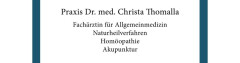 Logo Dr.med. Christa Thomalla Fachärztin f. Allgemeinmedizin