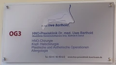 Dr.med. Uwe Barthold Facharzt für HNO-Heilkunde Leverkusen