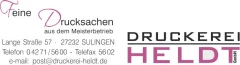 Logo Druckerei Heldt GmbH