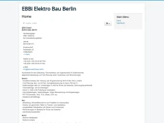 EBBi GmbH Elektro Bau Berlin Berlin