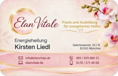 Elan Vitale Energieheilung - Visitenkarte