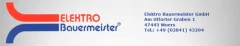 Logo Elektro Bauermeister GmbH 