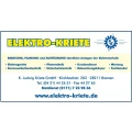 Logo Elektro Kriete Elektrotechnik