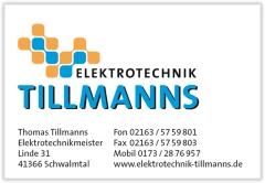 Elektrotechnik Tillmanns Schwalmtal