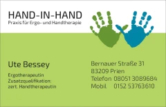 Ergo- u. Handtherapie, Hand-in-Hand, Ute Bessey Ergotherapeutin Prien