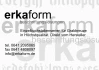 Logo Erkaform GmbH Siebdruckerei Laserdruck Gravur