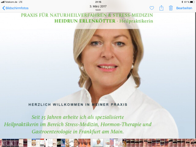Heidrun Erlenkötter PRAXIS FÜR NATURHEILVERFAHREN & STRESS-MEDIZIN, www.naturheilpraxis-erlenkoetter.de Foto