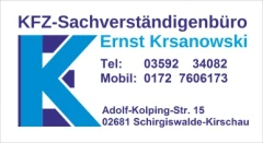 Ernst Krsanowski KfZ-Sachverständiger Schirgiswalde