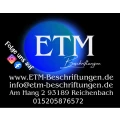 ETM -Beschriftungen Reichenbach, Oberpfalz