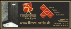 Logo Fliesenfachbetrieb für Fliesen, Platten, Mosaik und Natursteine Piotr Rzepka