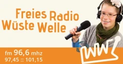 Logo Freies Radio ""Wüste-Welle""