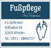 Logo Fußpflege Iris Siekmeier