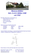 G. & K. K&ouml;hler GbR Elektromotorenreparatur Dresden