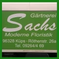 G&auml;rtnerei Sachs - Moderne Floristik K&uuml;ps