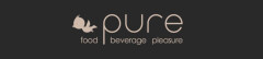 Logo Gaststätte PURE - FOOD BEVERAGE PLEASURE