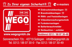 Gefahrenmeldetechnik WEGO GmbH Solingen