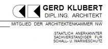 Gerd Klubert Dipl. Ing. Architekt Roetgen