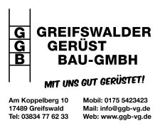 GGB Greifswalder Ger&uuml;stbau GmbH Greifswald