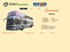 Göhl Busreisen Friedrich Göhl Wertach