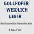 Logo Gollhofer Weidlich Leser Rechtsanwälte u. Steuerberater