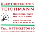 G&uuml;nter Teichmann Elektrotechnik Bachhagel