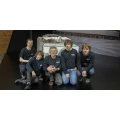 Gunter Dowe Modellbau, Team vorm Modell der Mercedes- Benz- Arena