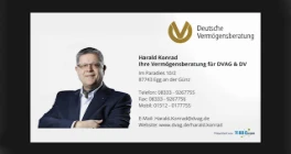 Harald Konrad Ihre Vermögensberatung für DVAG & DV Egg an der Günz