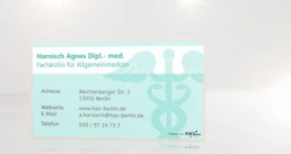 Harnisch Agnes Dipl.- med. Fachärztin f. Allgemeinmedizin Berlin