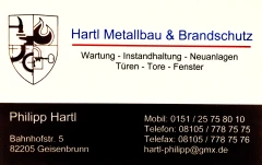 Hartl Metallbau & Brandschutz Gilching
