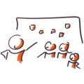Logo values4change Management Consulting GmbH, Hartmut Wiehle