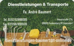 Hausmeisterservice André Baumert Frankenberg, Sachsen