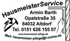 HausmeisterService Barth Altdorf, Niederbayern