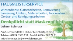 Hausmeisterservice Johann Lohmayr Holzkirchen