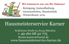 Hausmeisterservice Karner München