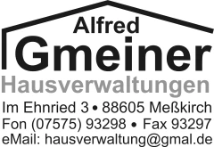Hausverwaltung Alfred Gmeiner Meßkirch
