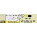 Logo Main-Taunus-Taxi Hattersheim e.K.