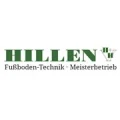 Logo Hillen. Fu&szlig;bodenbel&auml;ge