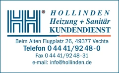 Hollinden Heizung + Sanitär e. K. Vechta